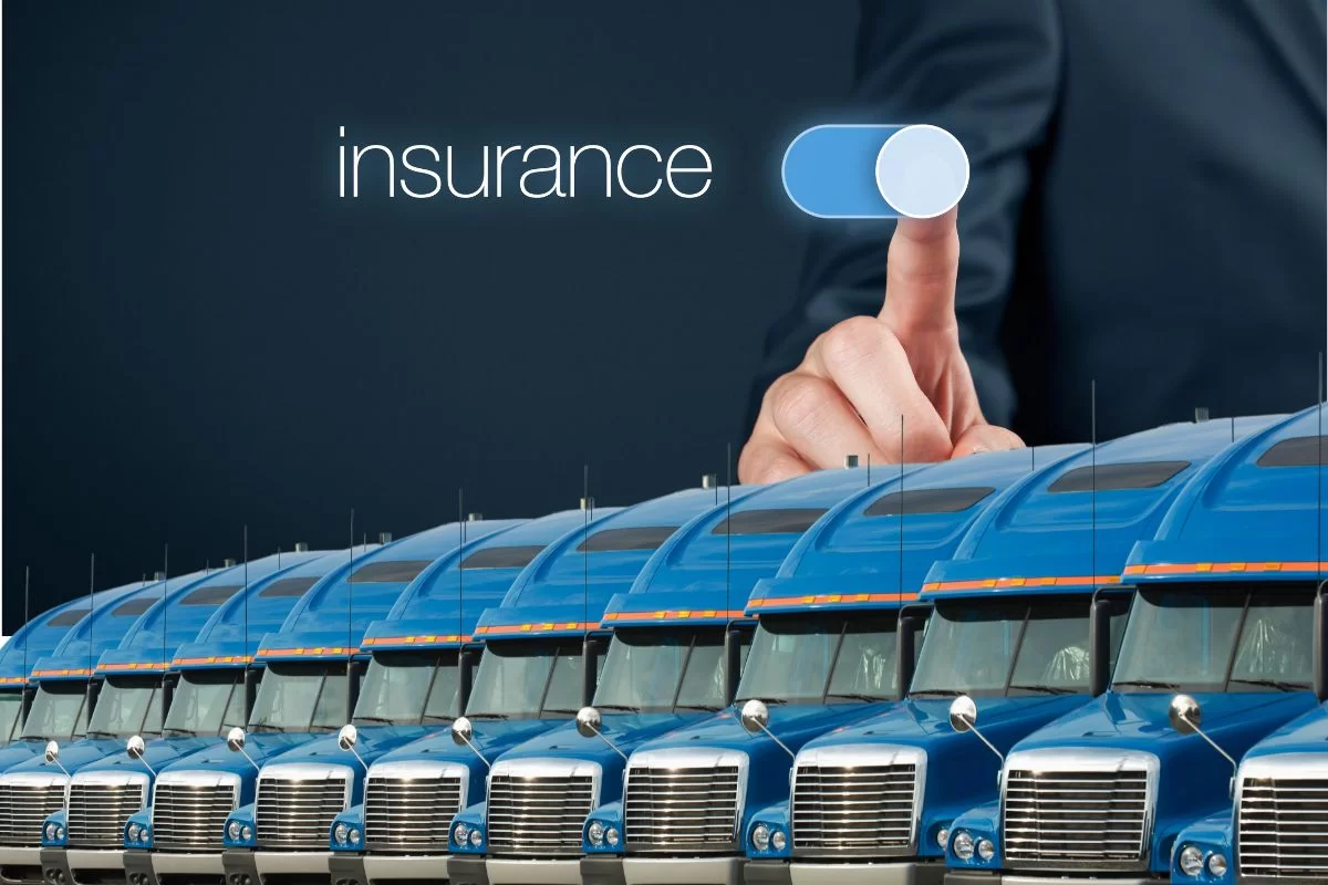 Truck on highway with blue sky, representing reliable trucking insurance services in Pickerington, Ohio